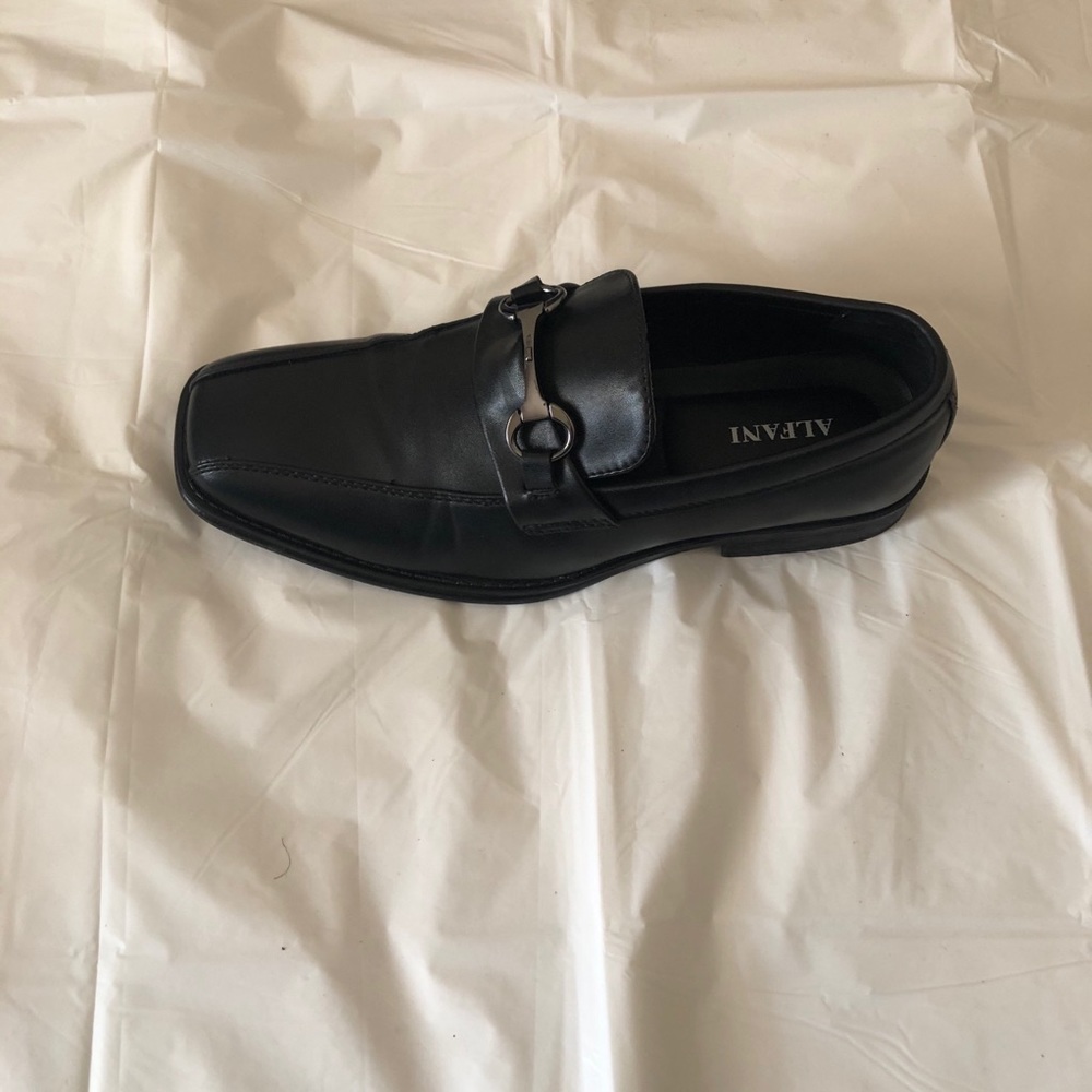 Alfani Walker Leather Slip On Loafer Dress Shoes - Picture 4 of 11